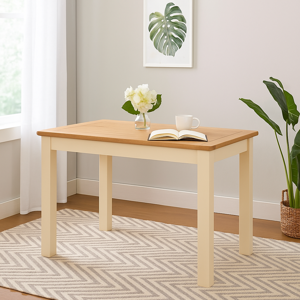 Portland Fixed Dining Table-stone