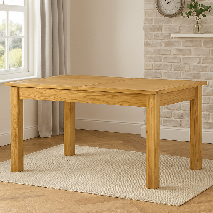 Portland Extending Dining Table-oak