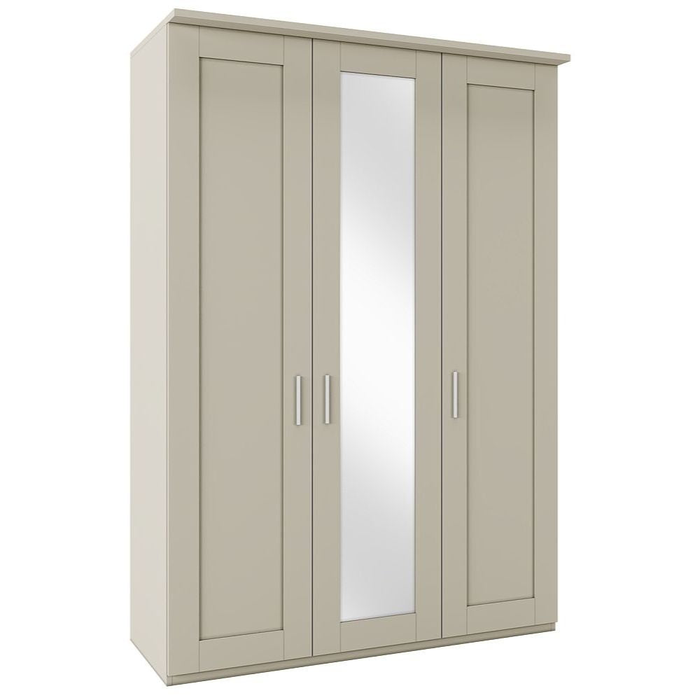 Marlow 3 Door Hinged Wardrobe With Mirror