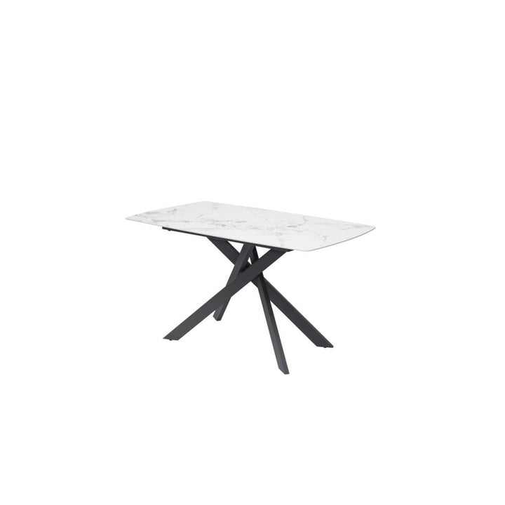 Linara Ceramic Fixed Top Dining Table With 4 Chairs