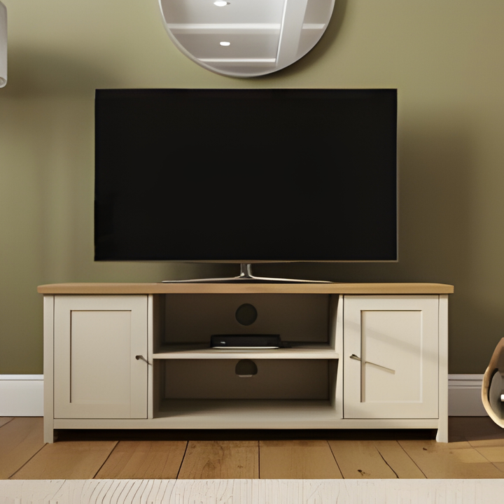 LANCASTER LARGE TV CABINET CREAM