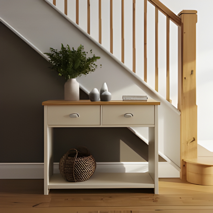 LANCASTER CONSOLE HALL TABLE CREAM