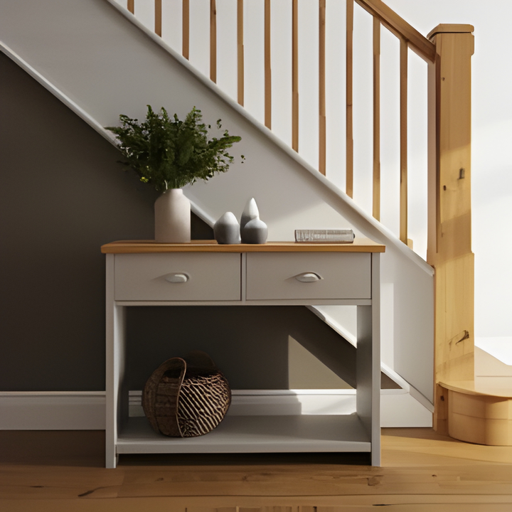 LANCASTER CONSOLE HALL TABLE GREY