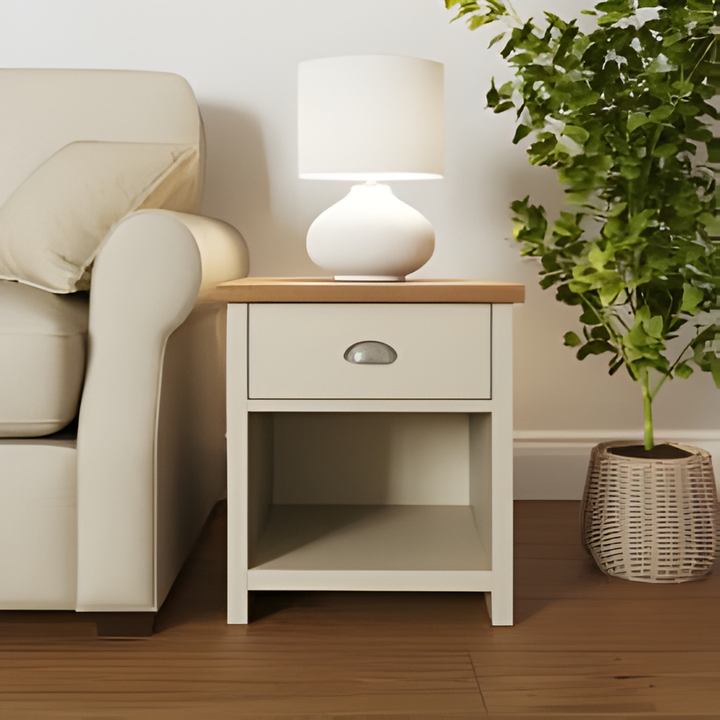 LANCASTER LAMP TABLE CREAM