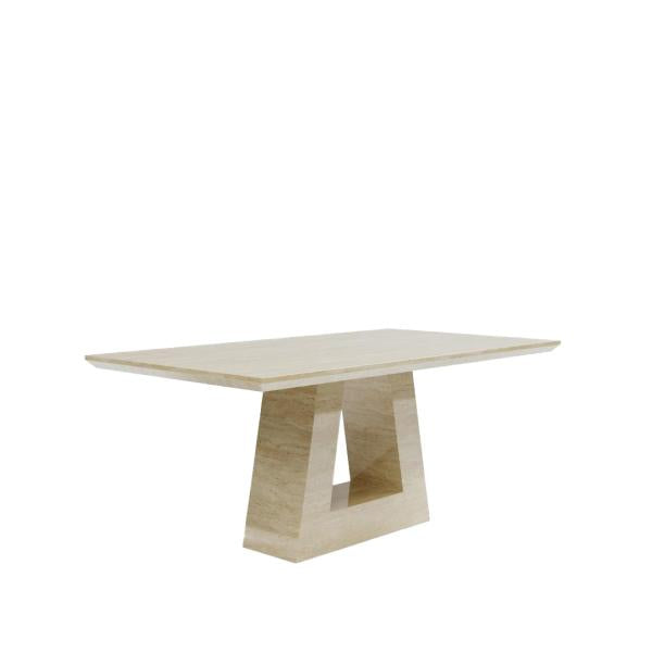 Pluto Beige Marble Dining Table 200cm