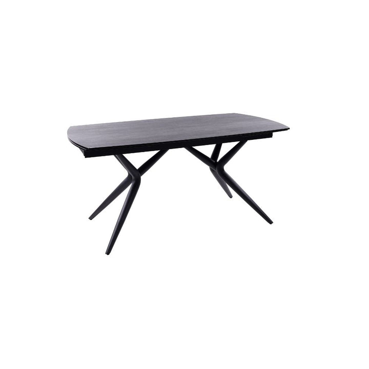 Euphoria Italian ceramic table in matte grey