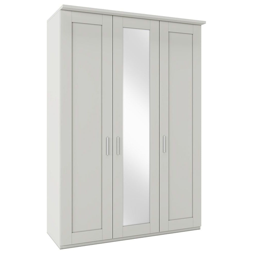 Marlow 3 Door Hinged Wardrobe With Mirror