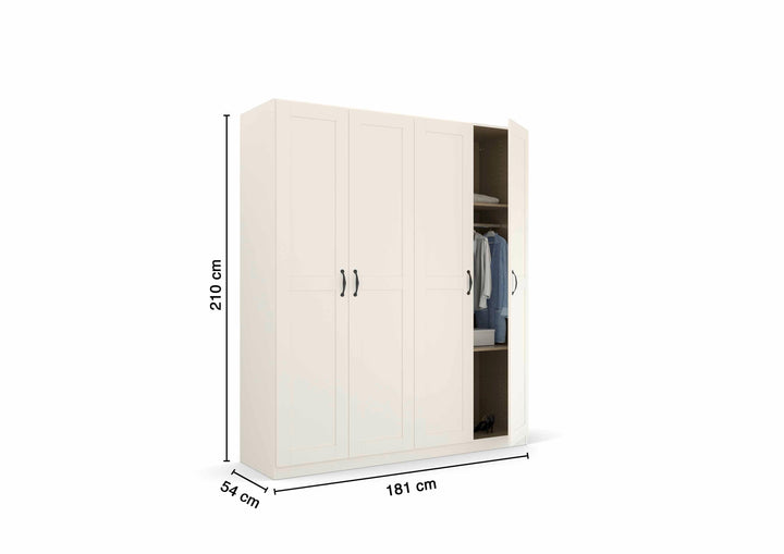 Rauch Cottage 4 Door Hinged Wardrobe