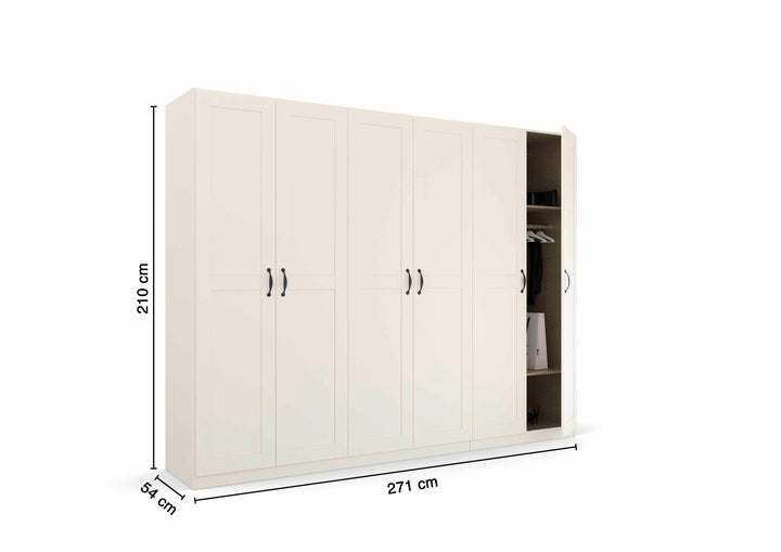 Rauch Cottage 6 Door Hinged Wardrobe
