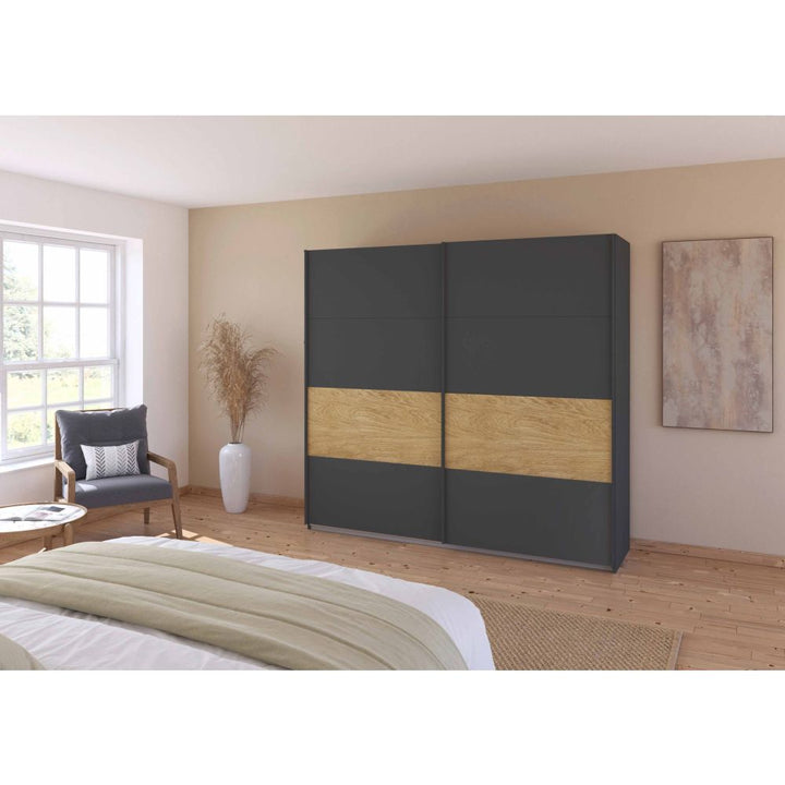 Rauch Malva 2-Door Sliding Wardrobe - 226 CM
