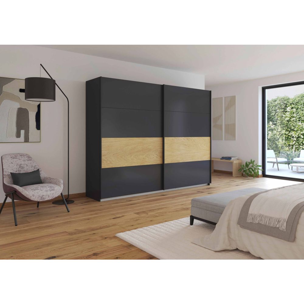 Rauch Malva 2-Door Sliding Wardrobe - 271CM