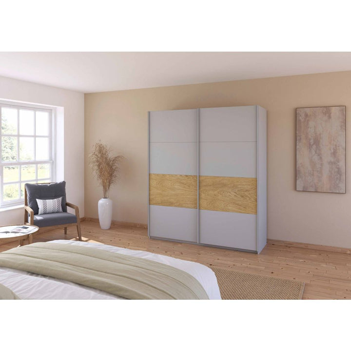 Rauch Malva 2-Door Sliding Wardrobe - 226 CM