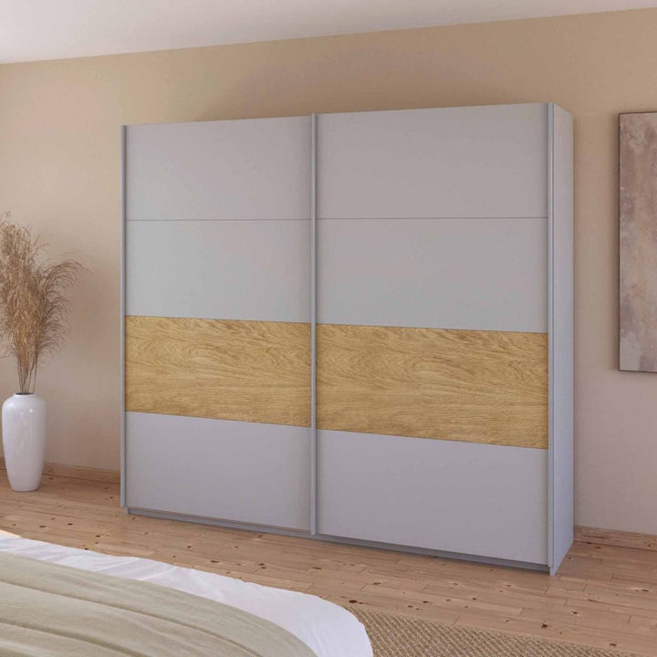 Rauch Malva 2-Door Sliding Wardrobe - 226 CM
