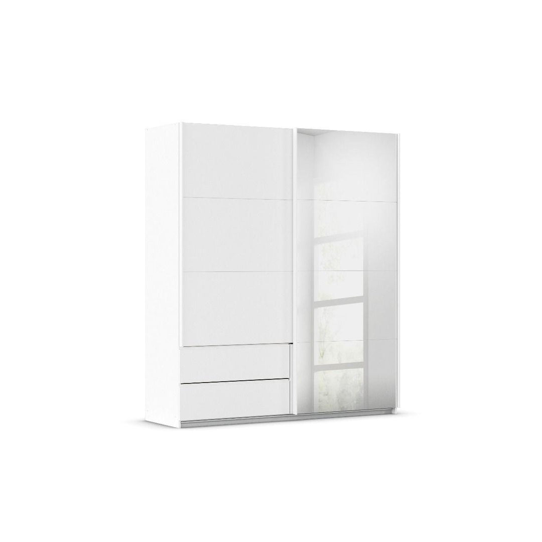 Elara Alpine White 2 Door Sliding Wardrobe