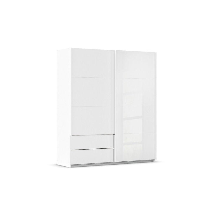 Elara Alpine White 2 Door Sliding Wardrobe