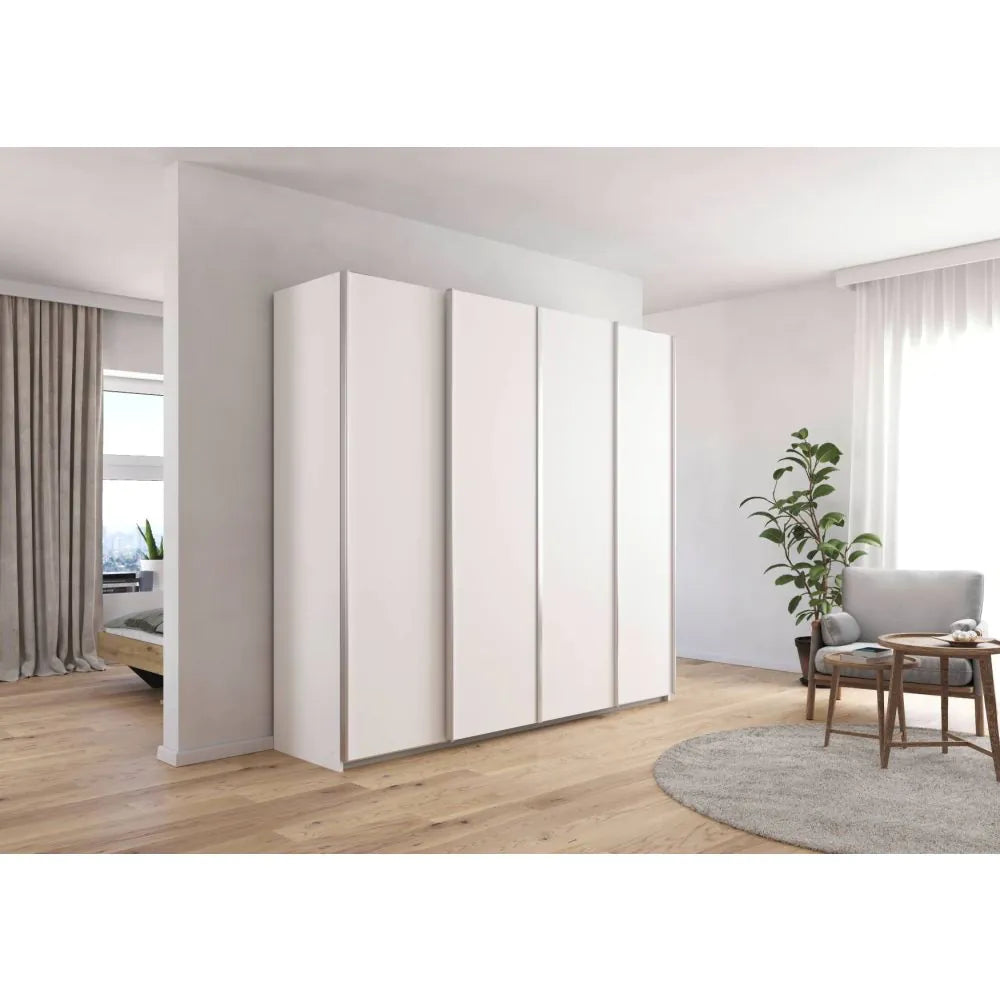 Rauch Altera White 4 Door Sliding Wardrobe