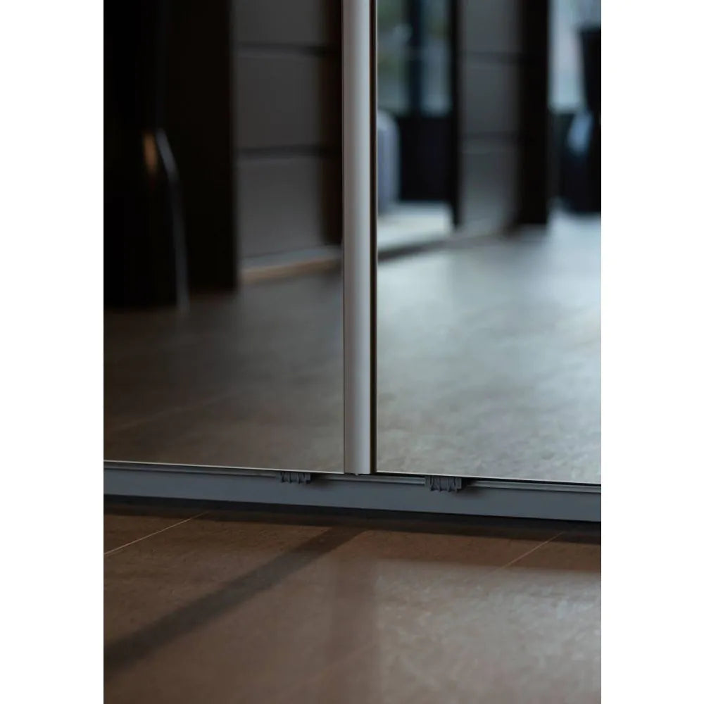 Rauch Altera White 4 Door Sliding Wardrobe With Mirror