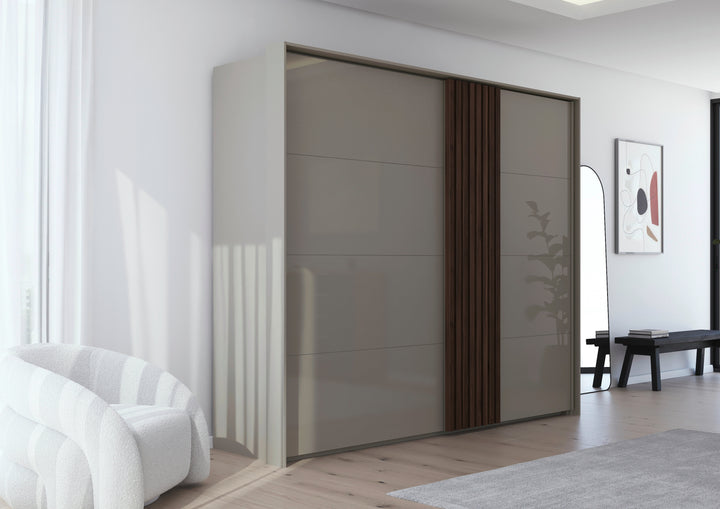 Rauch TEGIO Fango Glass / Walnut 301cm