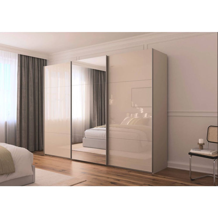 Rauch Contido 3 Door Sliding Wardrobe With Mirror