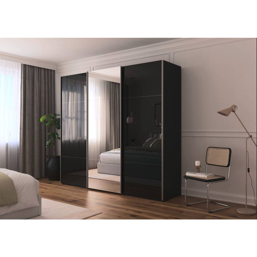 Rauch Contido 3 Door Sliding Wardrobe With Mirror