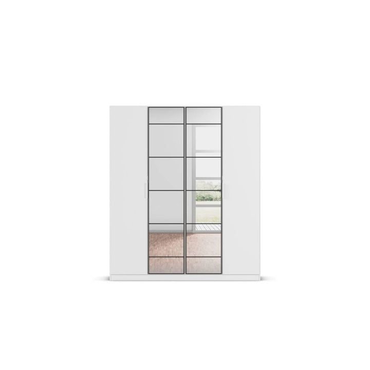 Rauch Acero Alpine White Hinged Door Wardrobe