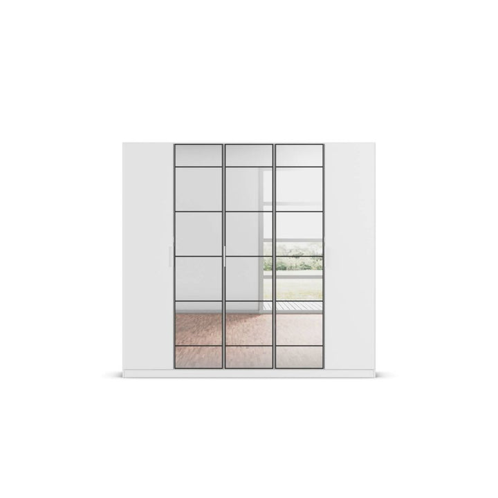 Rauch Acero Alpine White Hinged Door Wardrobe