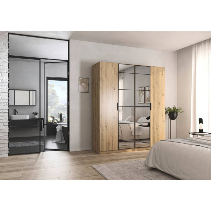 Rauch Acero Artisan Oak Hinged Door Wardrobe