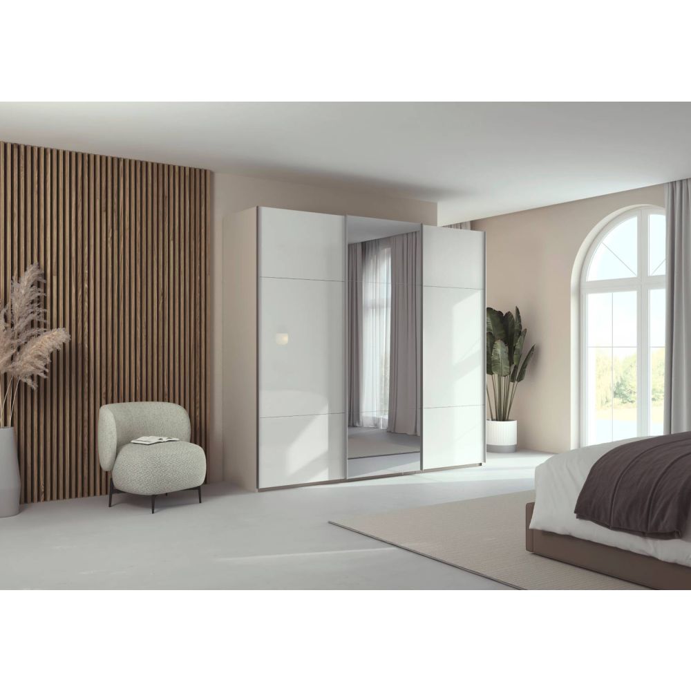 Rauch Contido 3 Door Sliding Wardrobe With Mirror