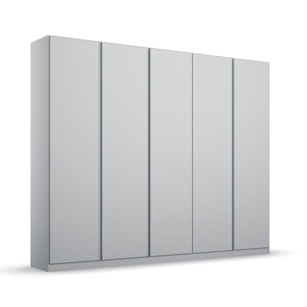 Rauch Monostar Silk Grey 5 Door Hinged Wardrobe W226CM