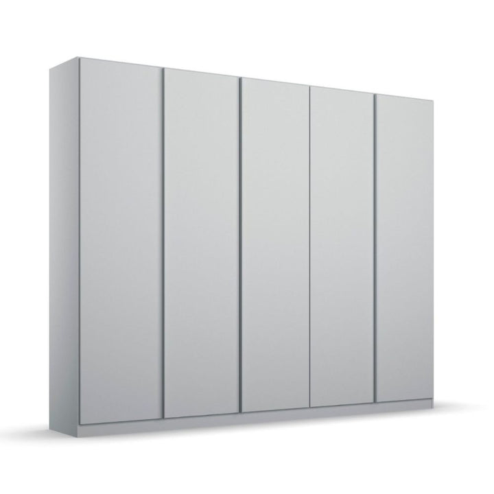 Rauch Monostar Silk Grey 5 Door Hinged Wardrobe W226CM
