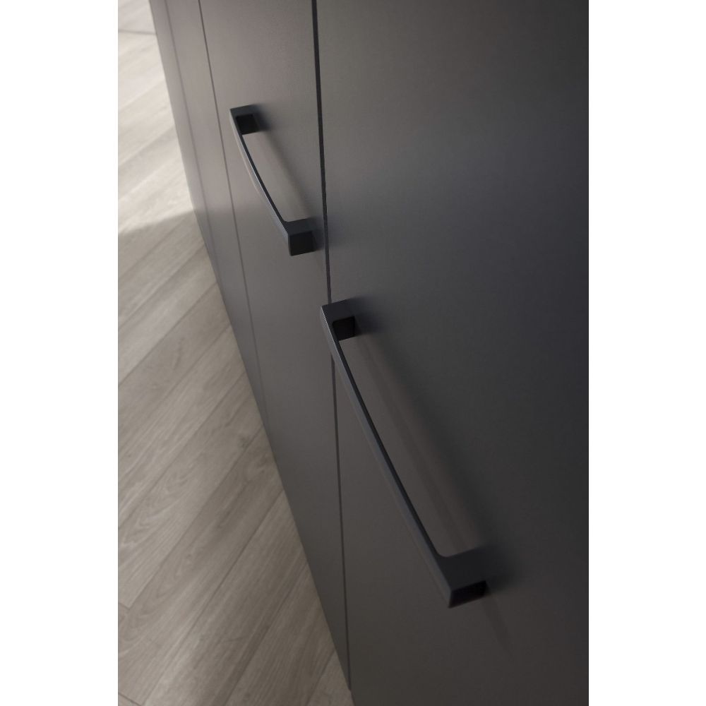 Rauch Modi Metallic Grey 4 Door Hinged Wardrobe