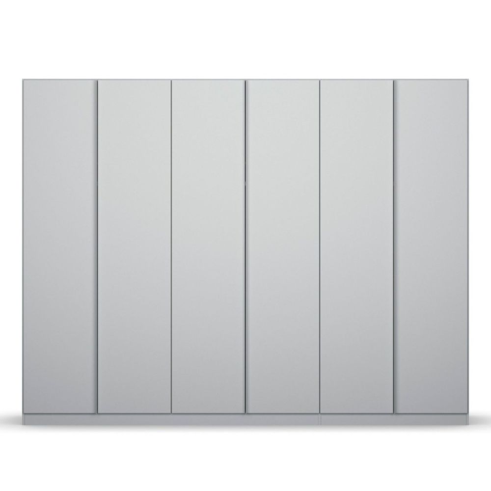 Rauch Monostar Silk Grey 6 Door Hinged Wardrobe W271CM