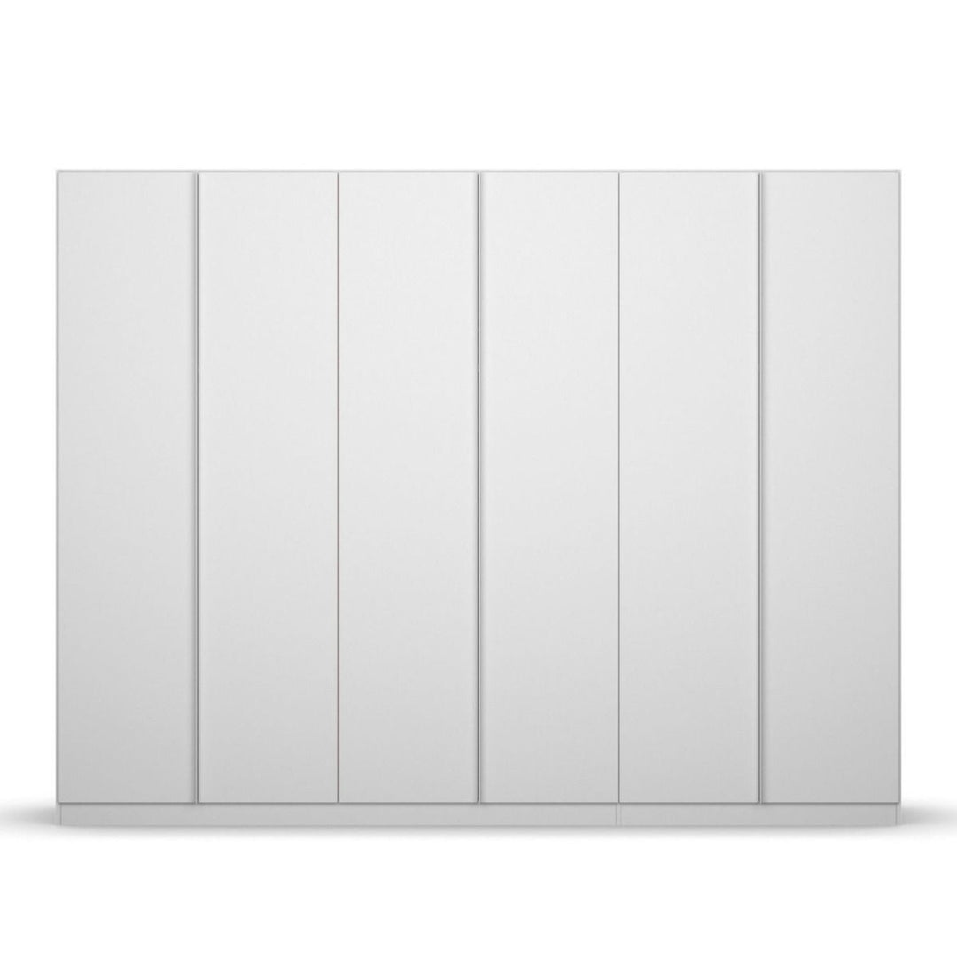 Rauch Monostar White 6 Door Hinged Wardrobe W271CM