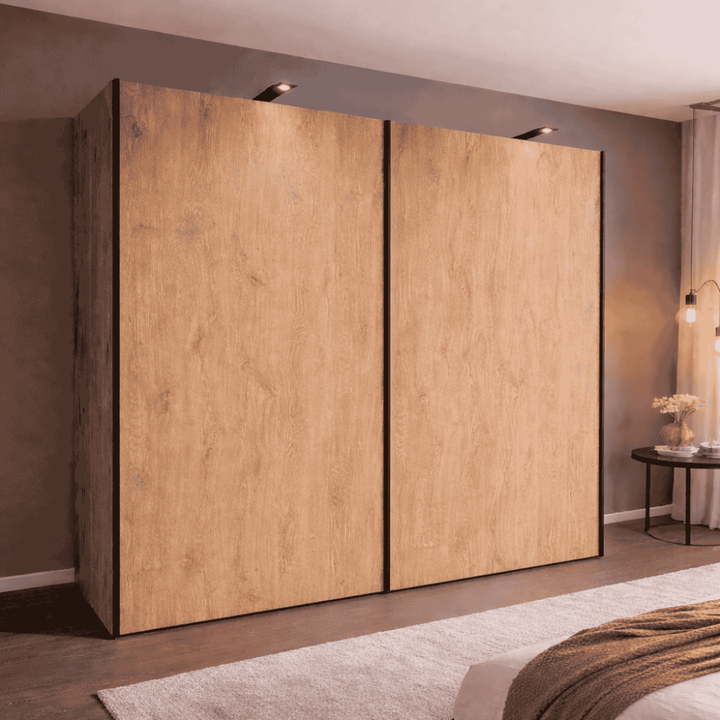 Wiemann Dakar Sliding 2 Door Plain Wardrobe