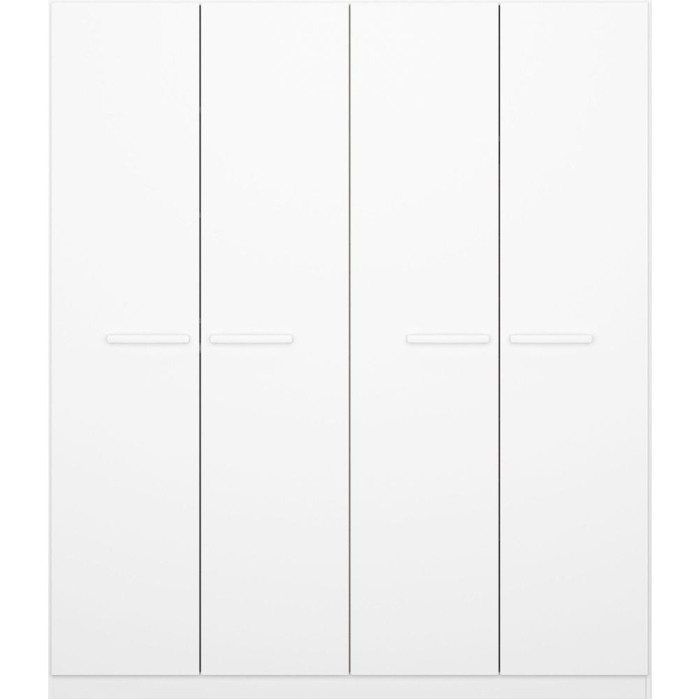 Rauch Modi Alpine White 4 Door Hinged Wardrobe