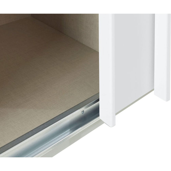 Rauch Oracle White 3 Door Full Mirror Sliding Wardrobe 203CM