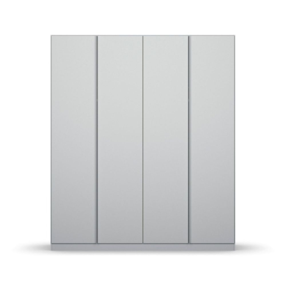 Rauch Monostar Silk Grey 4 Door Hinged Wardrobe W181CM