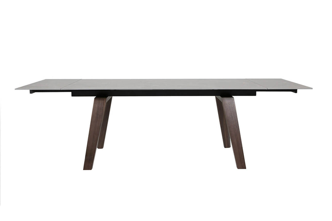 Axton 180-260 CM Dining Table Latte with Mortiz Dining Chairs