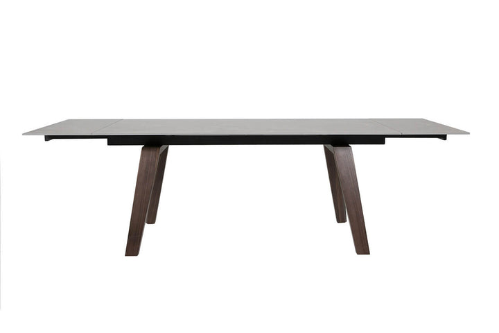 Axton 180-260 CM Dining Table Latte with Mortiz Dining Chairs