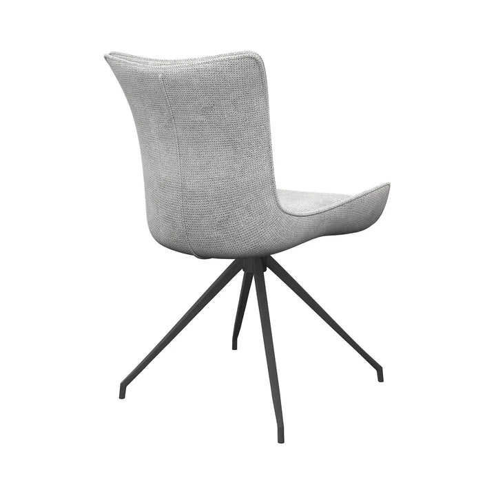 The Verona Grey Round Ceramic Extending Dining Table with 4 Chairs