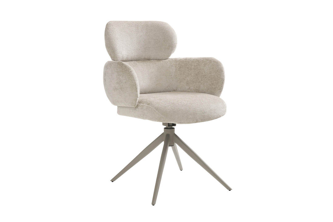 Artemis 1600 Table with 4 Apollo Swivel Dining Chairs