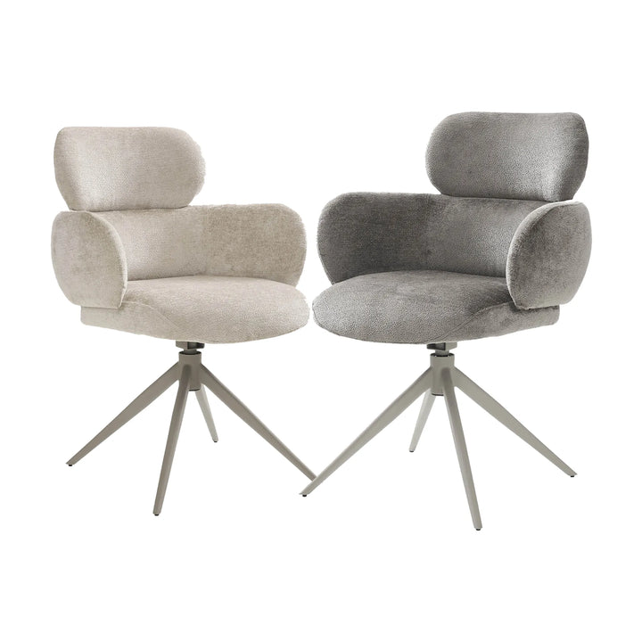 Artemis 2000 Table with 6 Apollo Swivel Dining Chairs