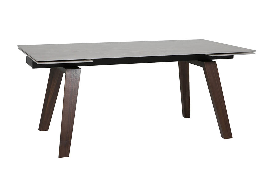 Axton 180-260 CM Dining Table Latte with Mortiz Dining Chairs