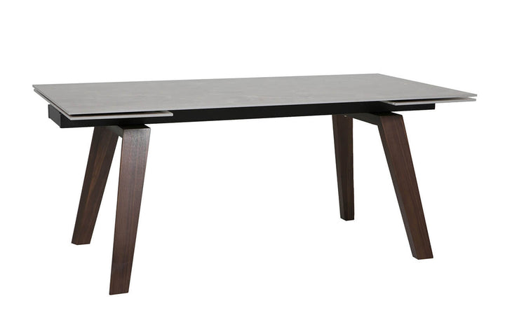 Axton 180-260 CM Dining Table Latte with Mortiz Dining Chairs