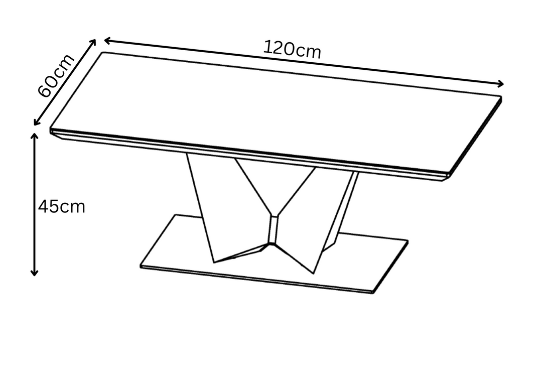 Westin Grey Ceramic Coffee Table