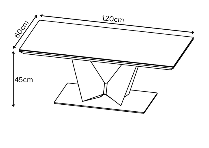 Westin Grey Ceramic Coffee Table