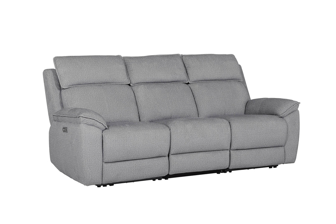 Blaine 3 Seater Electric Recliner Greige