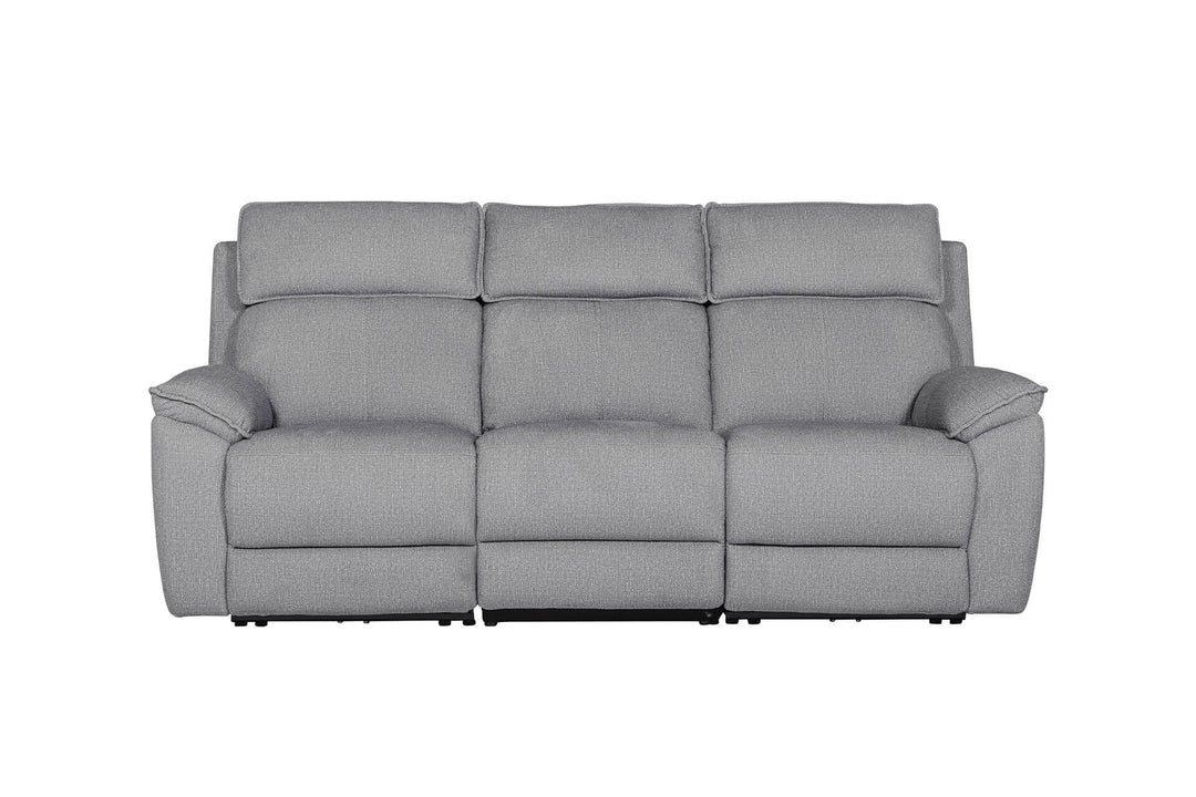 Blaine 3 Seater Electric Recliner Greige