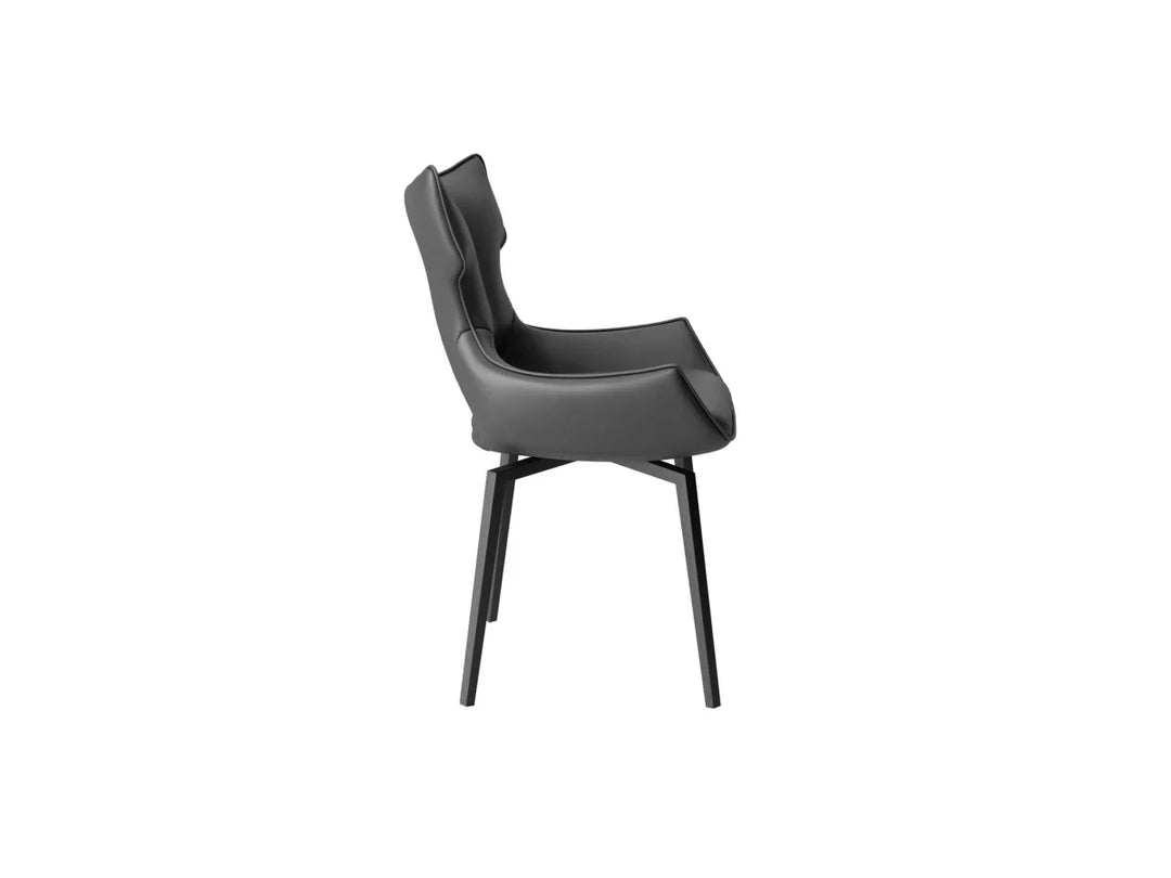 Westin Graphite Ceramic Extending Dining Table With 6 Chairs