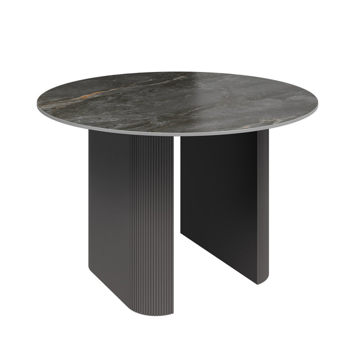 Austin Round Gloss Ceramic Dining Table